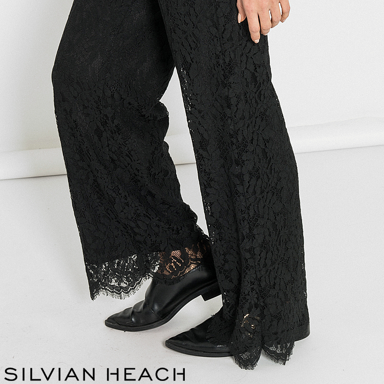 【SILVIAN EHACH】蕾絲寬管褲