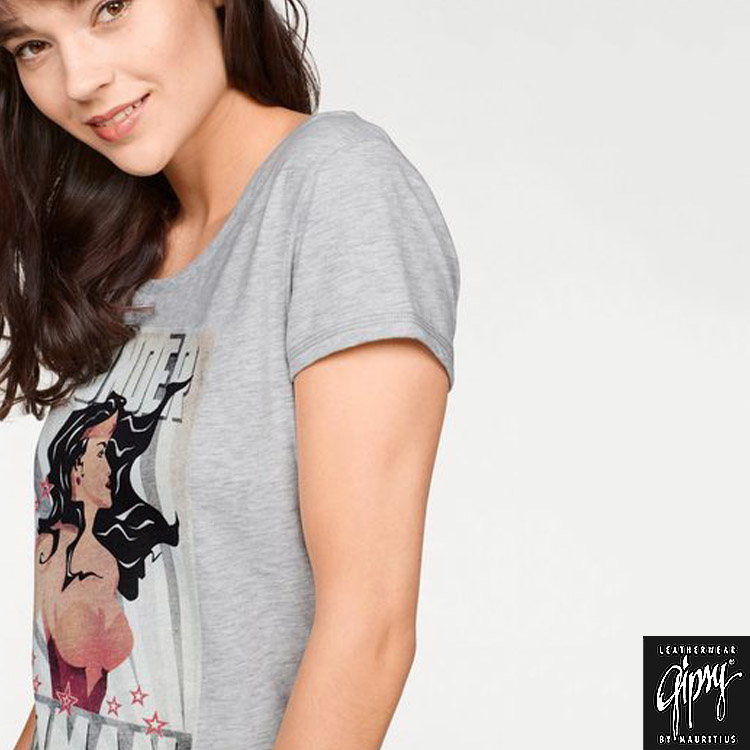 神力女超人聯名款T恤-美式漫畫風