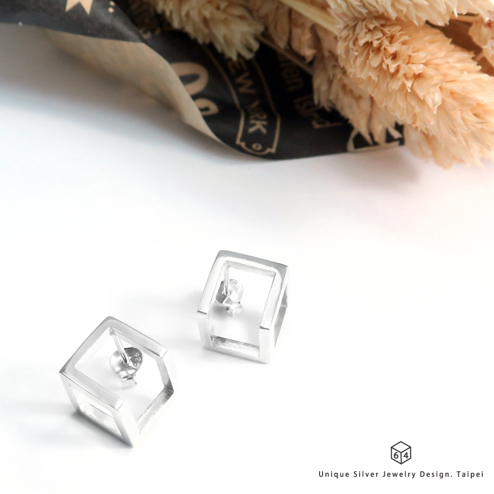 Love message 回 925純銀耳環(單支-左右可選)