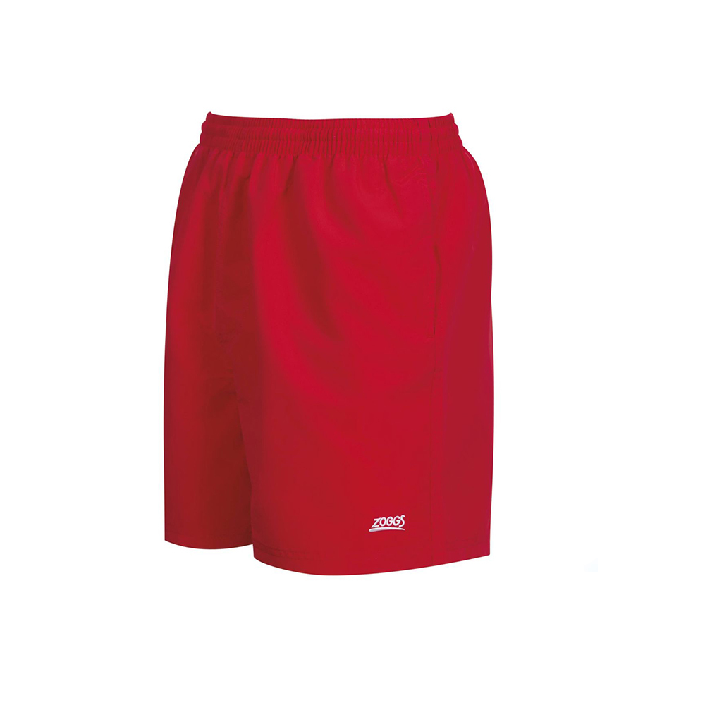 ZOGGS 男性休閒海灘褲-紅色