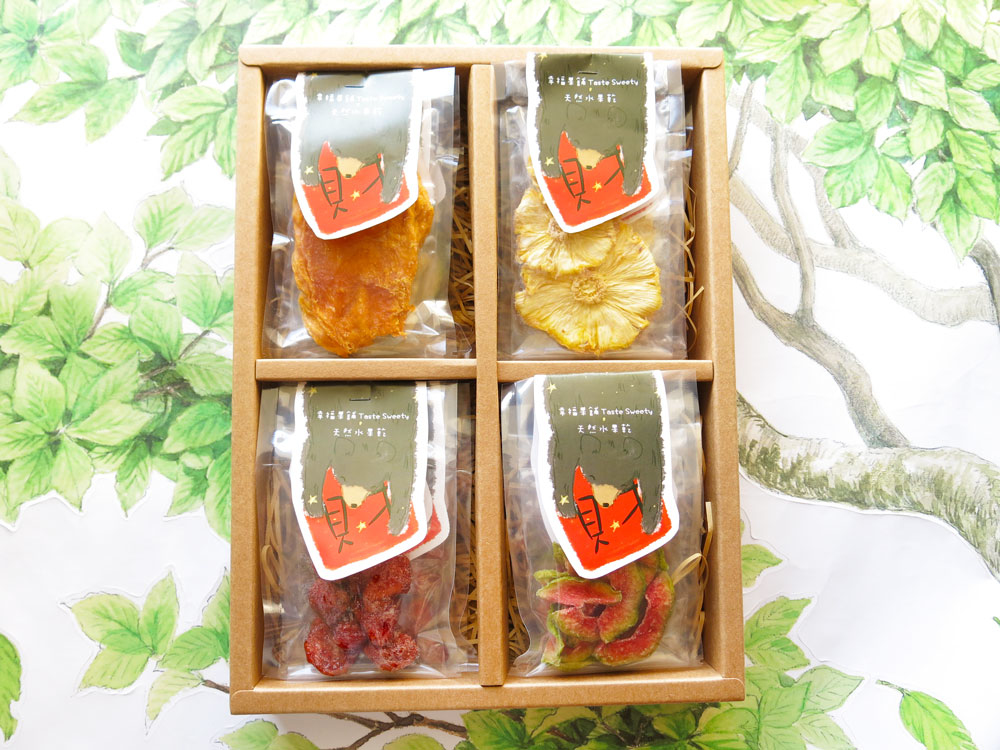 新年熊有柴(財)水果乾禮盒4格(8入/12入/16入)