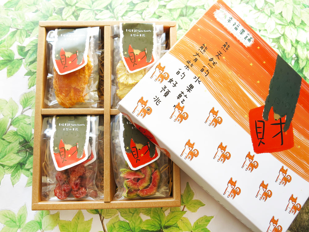 新年熊有柴(財)水果乾禮盒4格(8入/12入/16入)