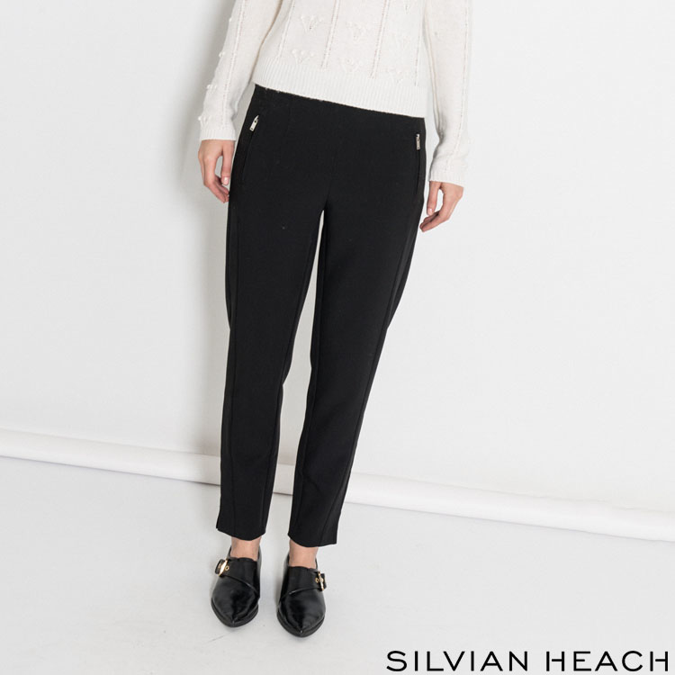 【SILVIAN HEACH】口袋拉鍊直筒褲
