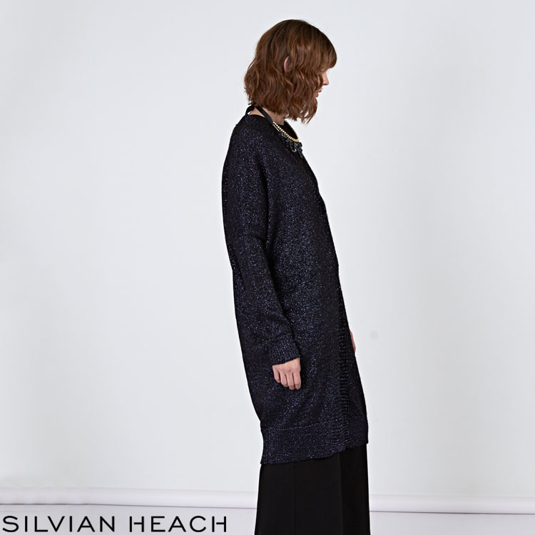 【SILVIAN HEACH】金蔥混紡針織外套