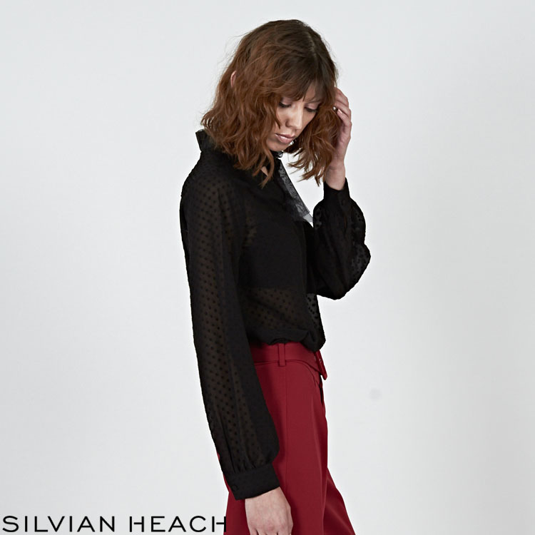 【SILVIAN HEACH】領口綁帶襯衫