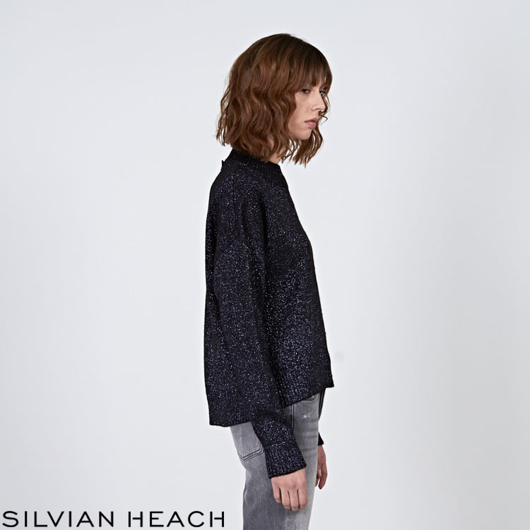 【SILVIAN HEACH】金蔥混紡長袖針織衫