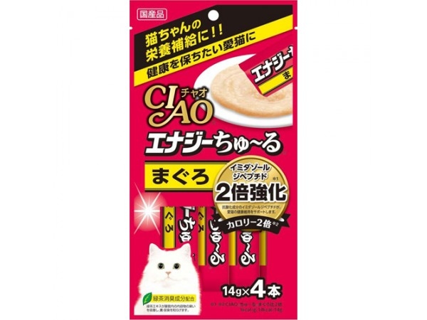 [*任選11件$138*] 日本CIAO 高能量 吞拿魚雞肉醬貓小食