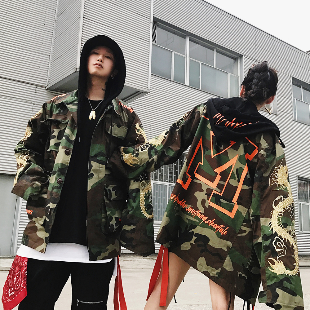 【 LAB.003選物 MAMC 迷彩龍紋M65外套 】