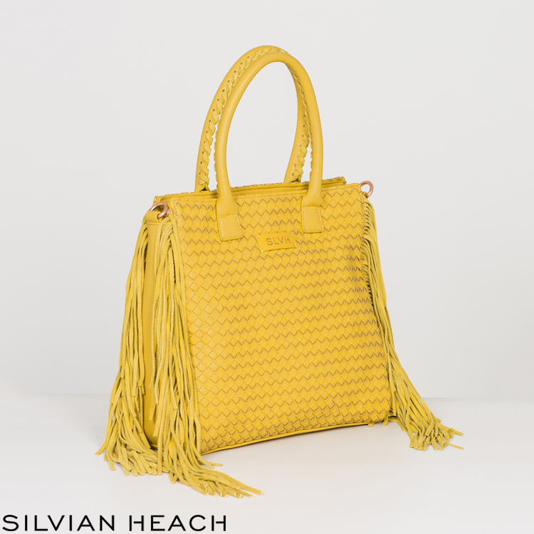 【SILVIAN HEACH】流蘇編織手提包
