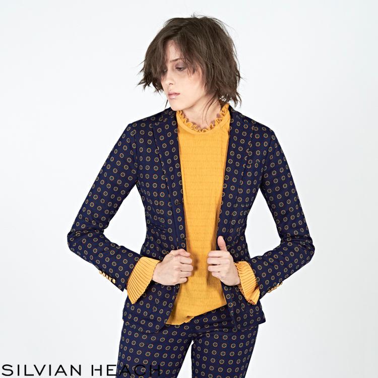 【SILVIAN HEACH】向日葵花版西裝外套