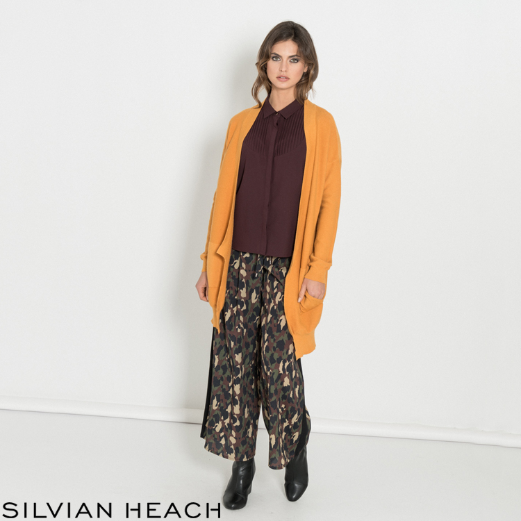 【SILVIAN HEACH】口袋針織長版外套