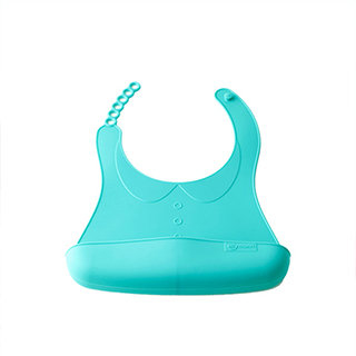 100%鉑金矽膠幼兒圍兜-3色