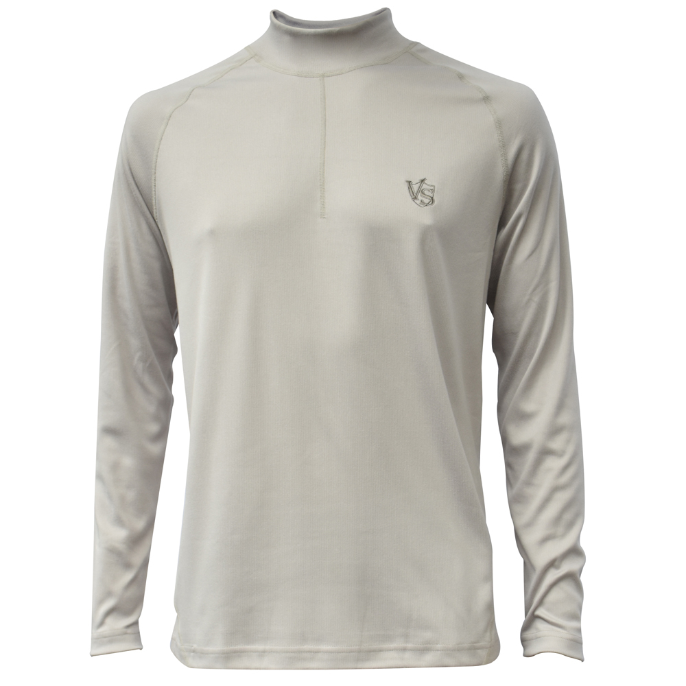 VITAL ENERGY鍺能量男中空快乾保暖衣 ( 高領 )(淺灰、深灰、黑色)