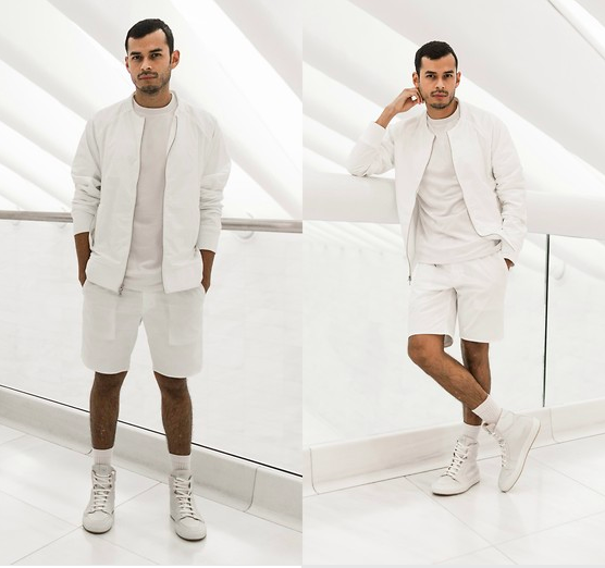 挑選技巧五：全白穿搭