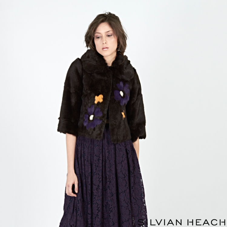 【SILVIAN HEACH】兔毛短版大衣