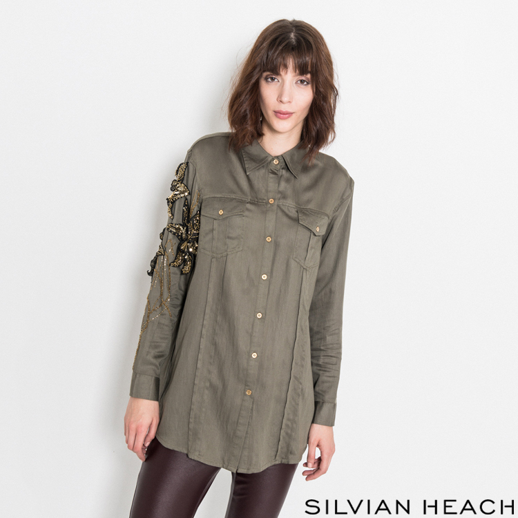 【SILVIAN HEACH】縫珠花卉襯衫