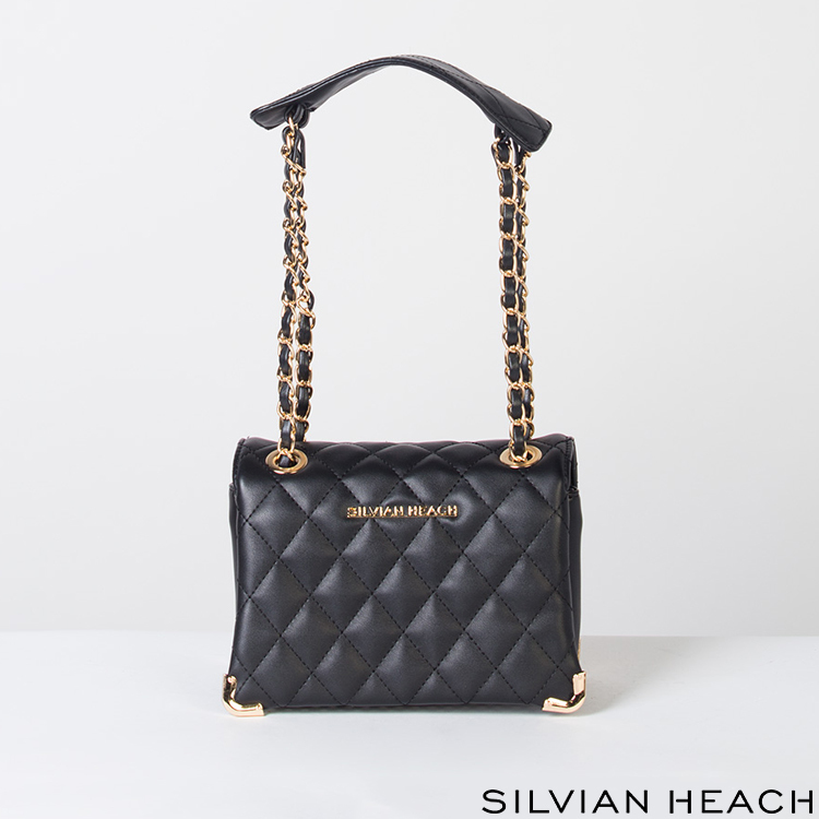 【SILVIAN HEACH】菱格壓紋肩背小包