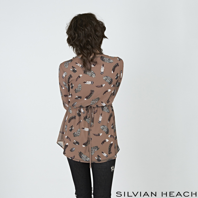 【SILVIAN HEACH】羽毛花版上衣