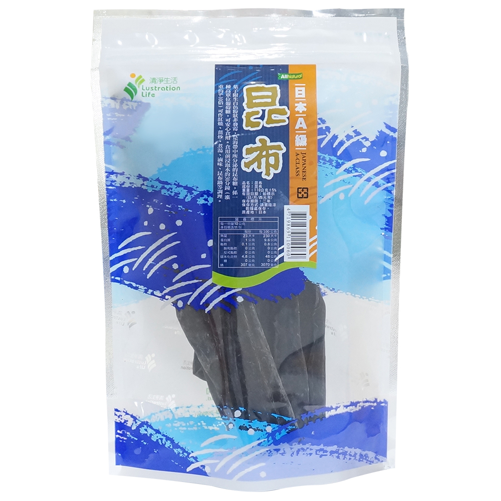 清淨生活-日本A級昆布 110g/包