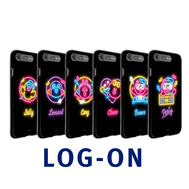 iPhone 8 Plus Line Friends Neon Light Up Case