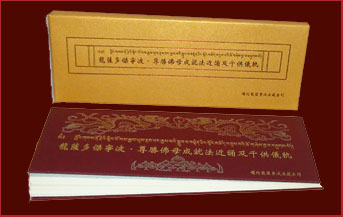 龍薩多傑寧波． 尊勝佛母成就法近誦及千供儀軌 (噶陀傳規)
