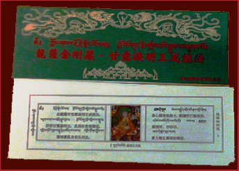 龍薩金剛藏．甘露漩明王成就法(噶陀傳規)