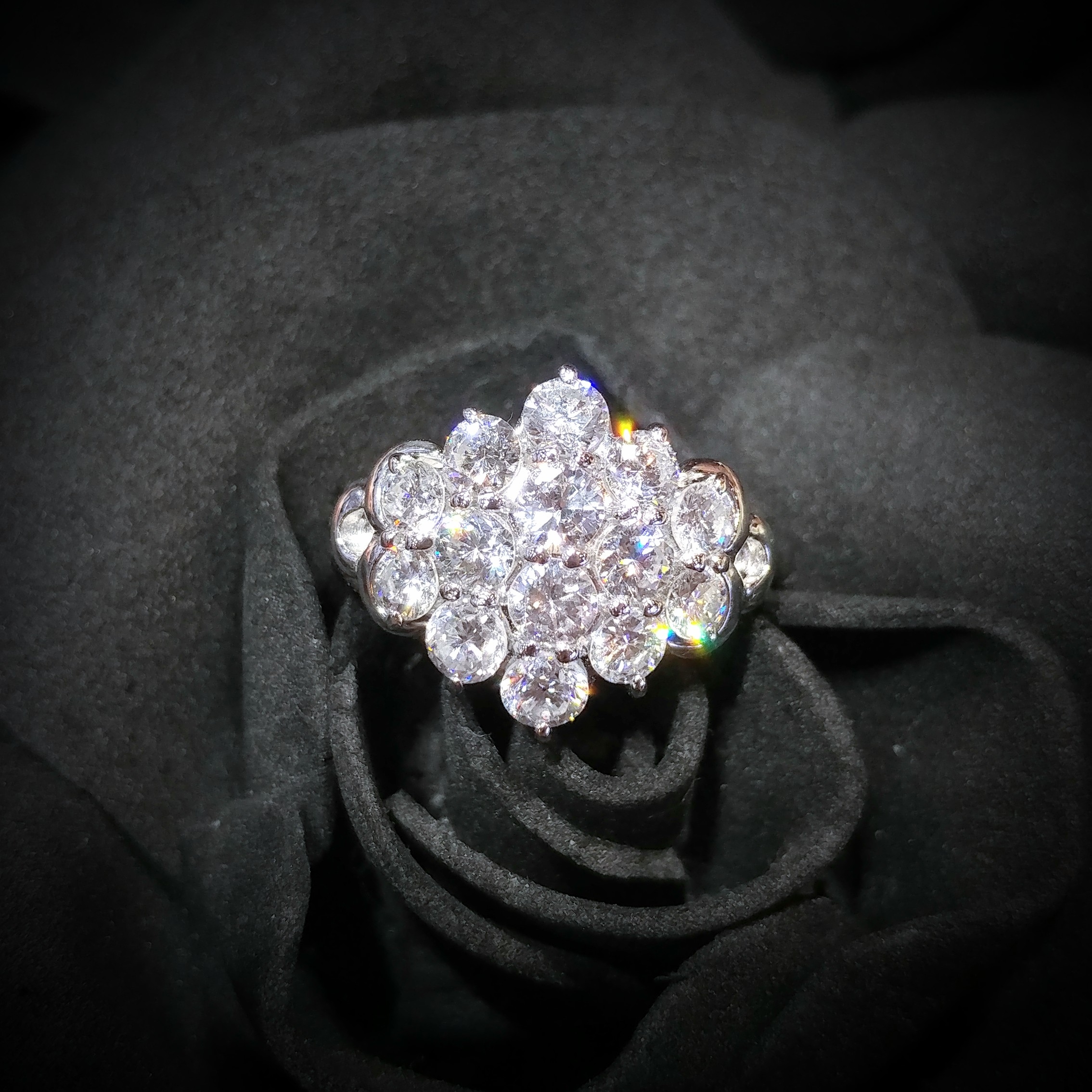 Platinum White Gold 2.00ct Diamond Ring