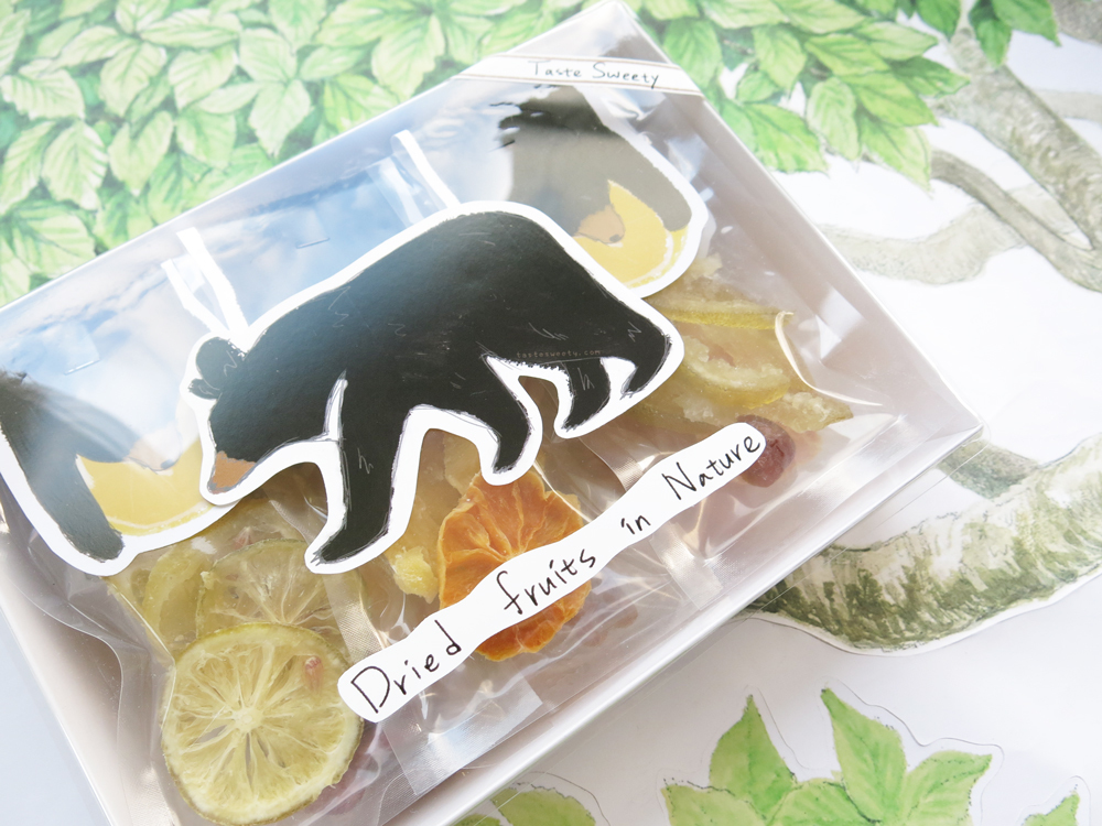 漫步熊水果乾冷泡飲小禮盒9入