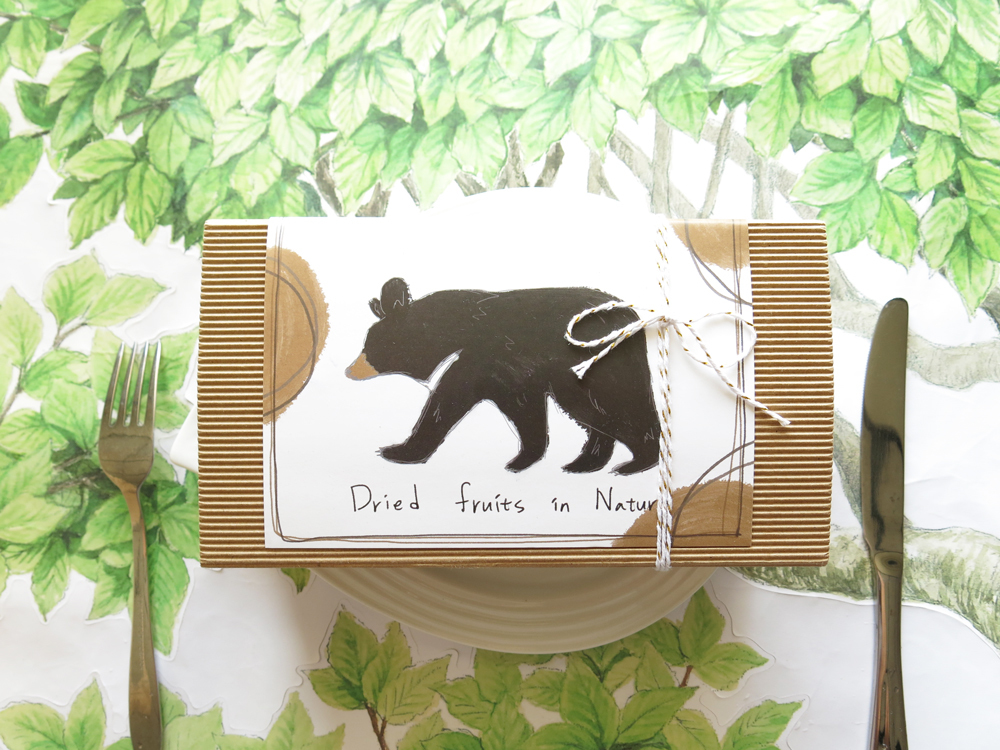 咖啡熊秋紛水果乾小禮盒8入