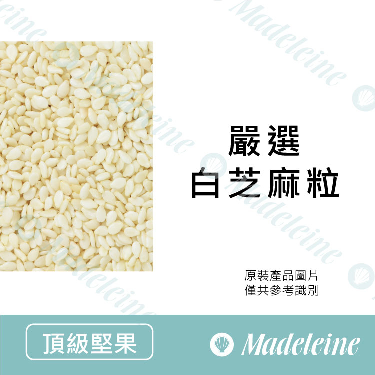[ 頂級堅果] 嚴選 白芝麻粒(生)