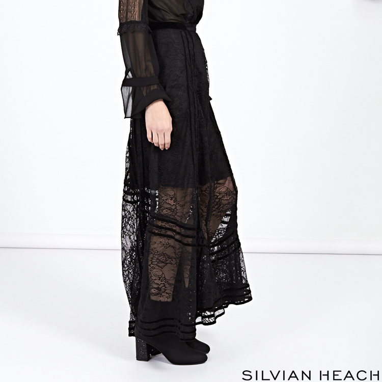 【SILVIAN HEACH】雙層蕾絲長裙