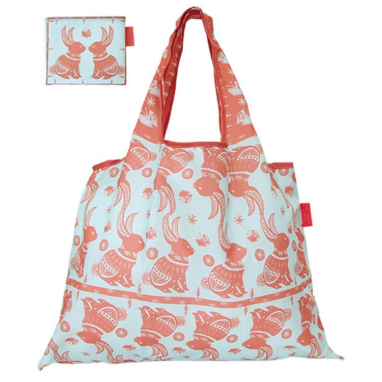 日本 Prairie Dog 設計包/環保袋/購物袋/手提袋 - 窗花兔