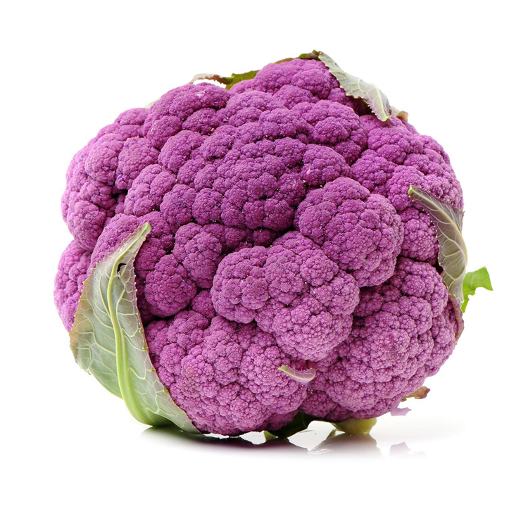 新鮮紫花椰菜1kg Purple Cauliflower 適合烤蔬菜濃湯花椰菜泥