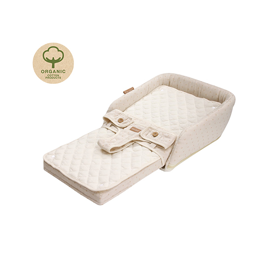 färska【成長型】安心守護多功能床中床-有機棉