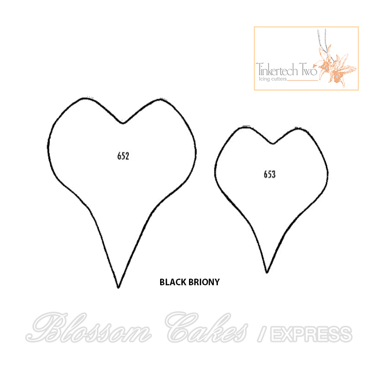 Tinkertech - Black Bryony Leaf Cutters #652-653