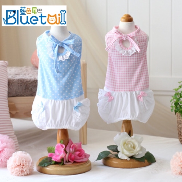 舒適連身點點款