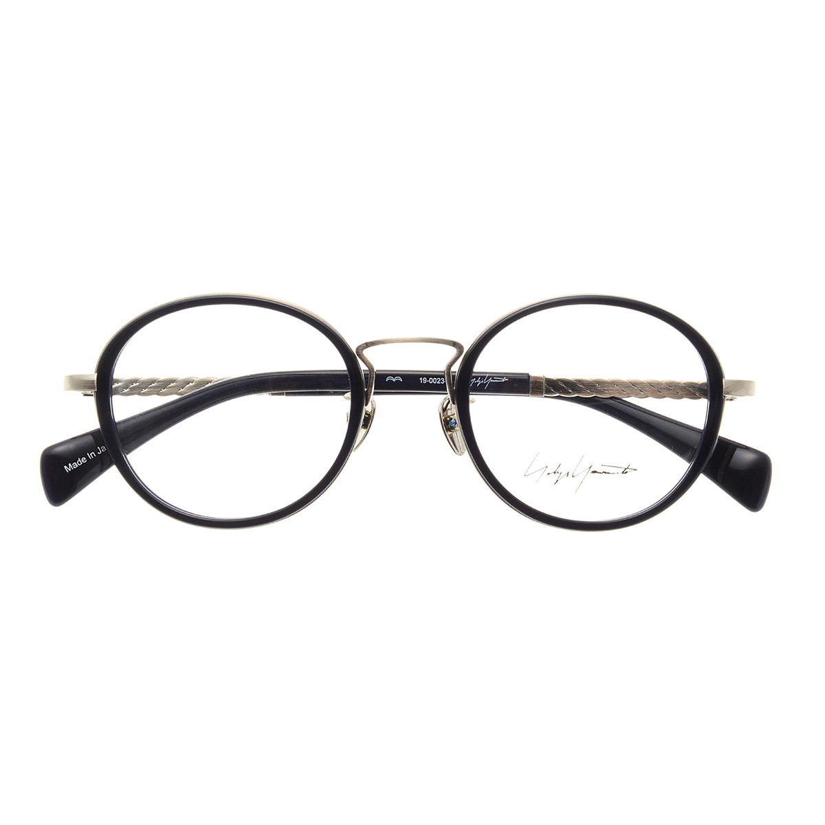 Yohji Yamamoto】山本耀司鈦金屬系列經典彈性圓框光學眼鏡(深藍)YY0023-03