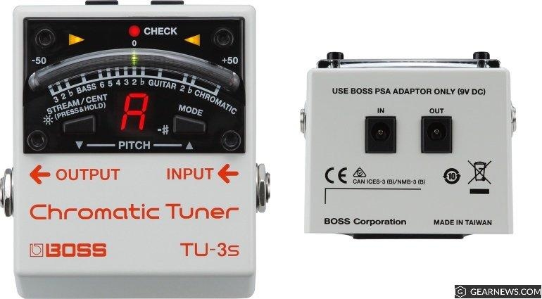 BOSS TU-3S Chromatic Tuner 半音階調音器 迷你調音器