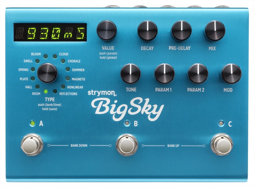 育典樂器| Strymon Bigsky 頂尖Reverb效果器