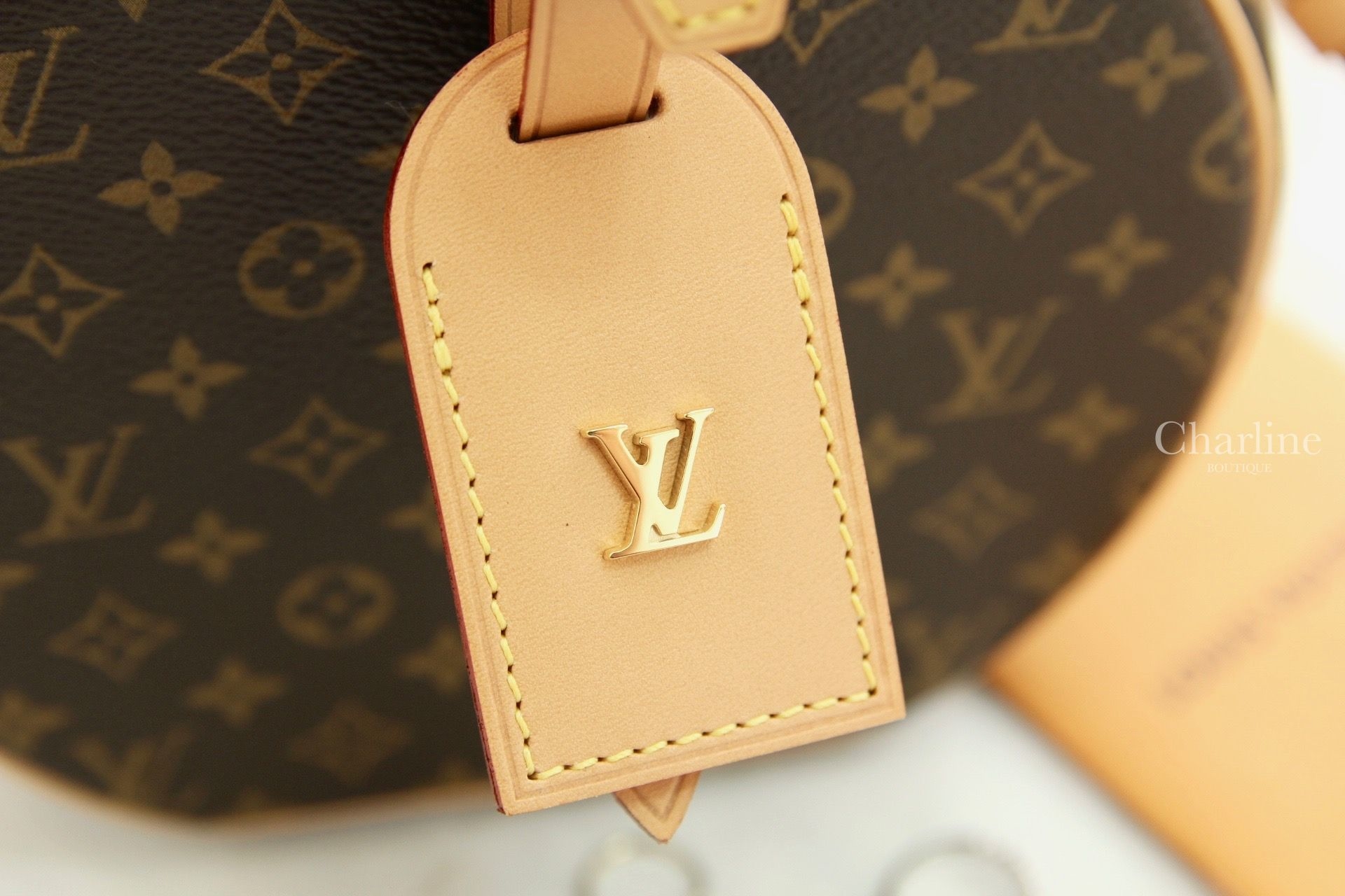 Louis Vuitton Petite Boite Chapeau 咖啡色圓型手提肩背包