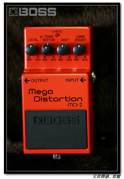 BOSS MD-2 Mega Distortion 電吉他 效果器 破音