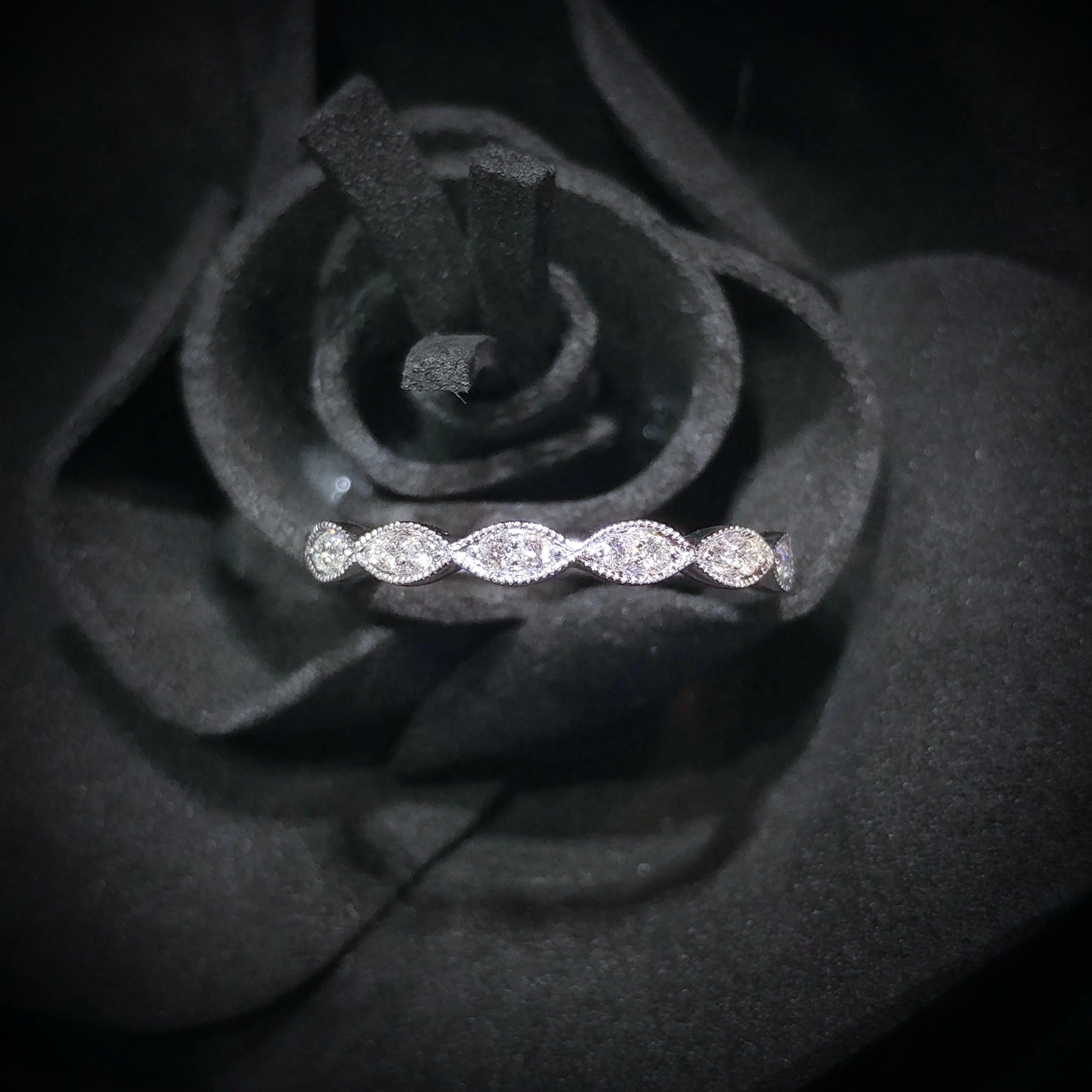 18K White Gold 0.16ct Diamond Ring