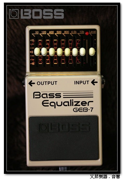 BOSS GEB-7 Bass Equalizer 貝斯等化效果器