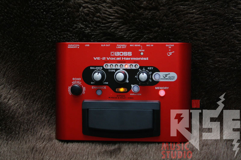 BOSS VE-2 人聲和聲效果器 即時辨別吉他和弦