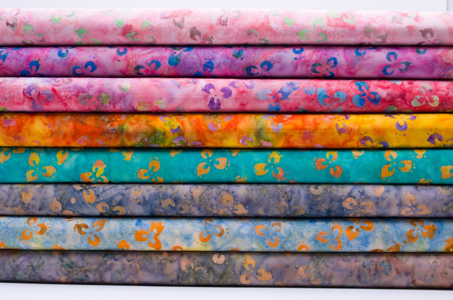 蠟染布組-春意浪漫，耐人尋味(可單選顏色購買)