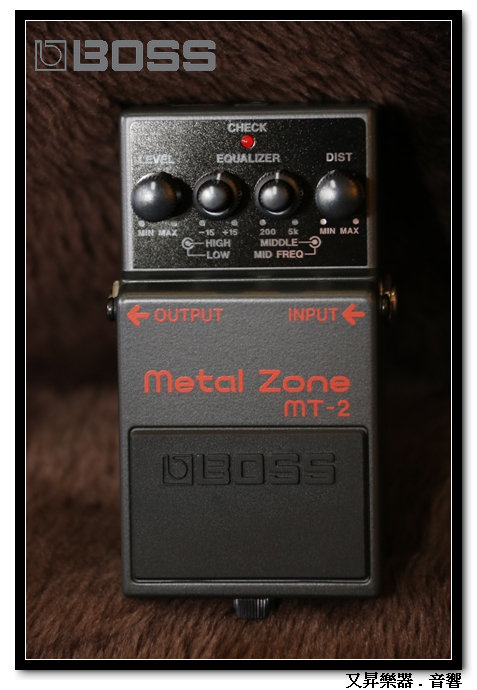 BOSS MT-2 Metal Zone 電吉他 效果器 單顆