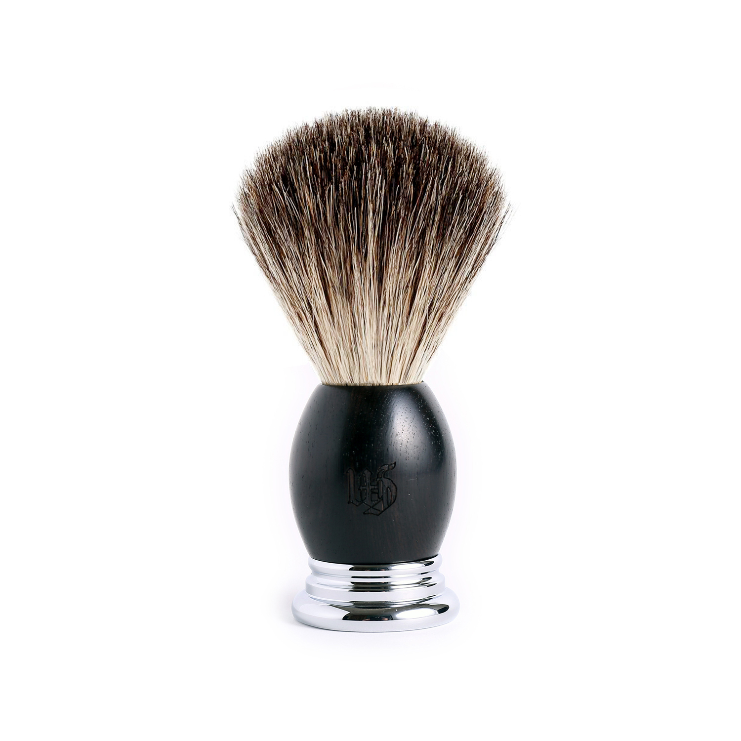 英國 Grand Manner 黑檀木 獾毛刮鬍刷 / 刮鬍泡刷