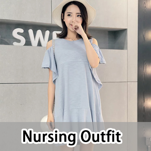 Pregnancy Dress Nursing Outfit