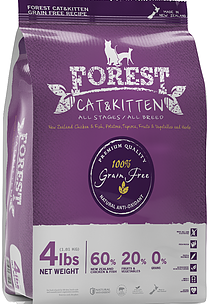 新西蘭 FOREST 無穀物天然系列 - 全貓配方 4lb / 15lb