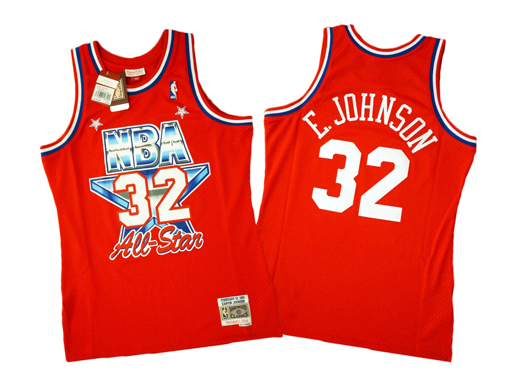 Mitchell & Ness 1991 NBA 全明星賽 Magic Johnson 復刻 Swingman 球衣